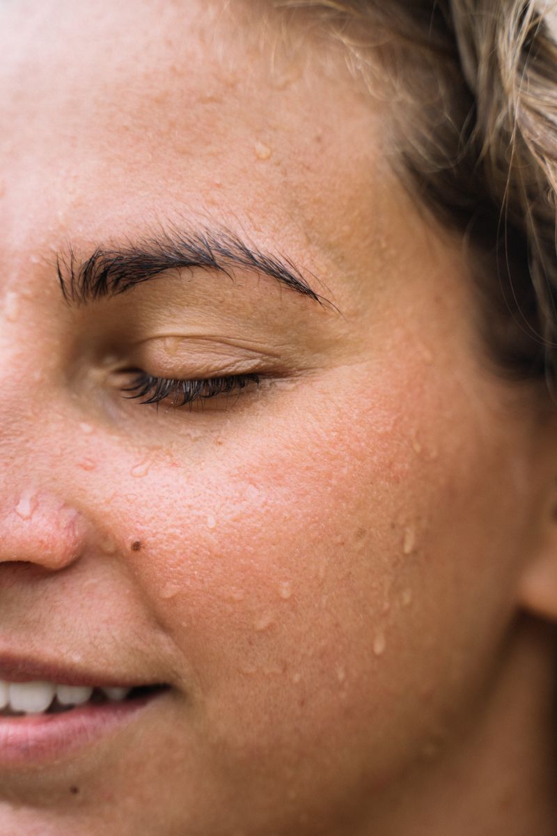 Dewy glass skin complexion